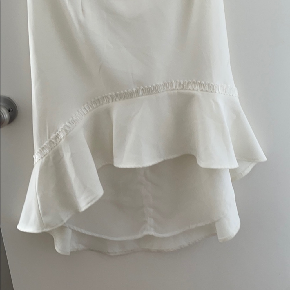 High/Low White Dress - Picture 2 of 8